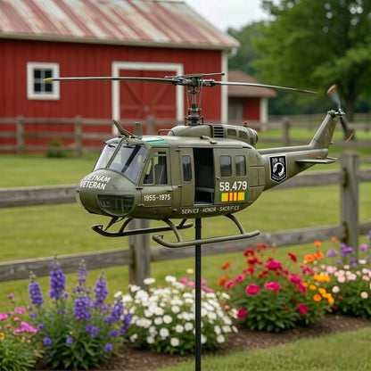 🔥LAST DAY 50% OFF🎁🎖️-Vietnam Veteran UH-1 Helicopter Wind Spinner- ✈️Buy 2 Free Shipping Today!
