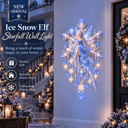 ❄️Ice Snow Elf Starfall Wall Light