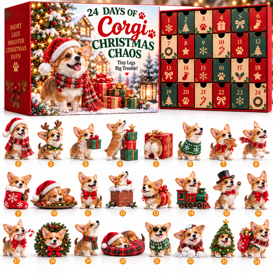 2026 Corgi Christmas Chaos – 24 Days of Tiny Legs & Big Trouble