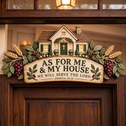 ✝️ 2D Christian Faith & Blessings Decorative Door Topper
