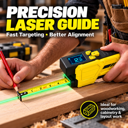 📏 3-in-1 Digital Laser Tape Measure  – 16.4 FT Self-Locking Tape with LCD Display & USB-C Charging⚡