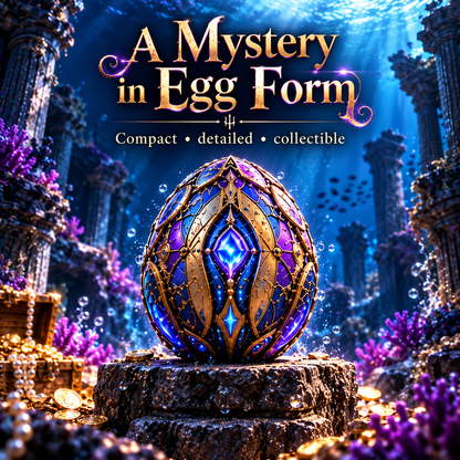 🐙 2-in-1 Transforming Mechanical Kraken Egg – Deep-Sea Guardian Figure