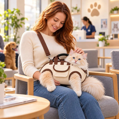 🔥 50% OFF – 😽Hands-Free Pet Sling & Harness Carrier 🐾🐶