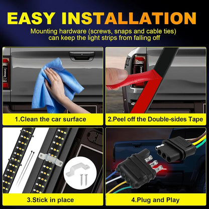 60-Inch LED Tailgate Light Bar Strip