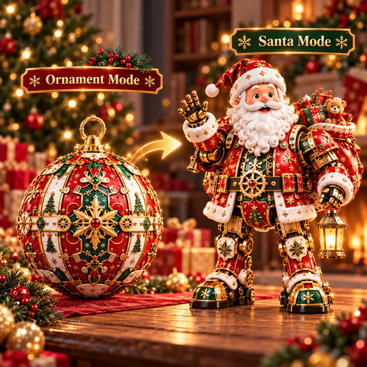 🎅 2-in-1 Transforming Santa Claus™ – From Christmas Ornament to Magical Santa!