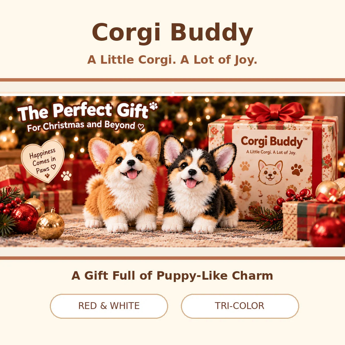 Corgi Buddy robot puppy style showcase