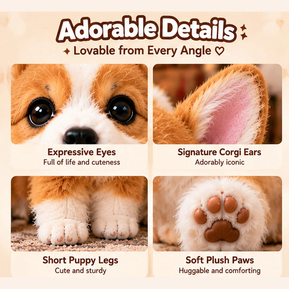 Corgi Buddy robot puppy product display