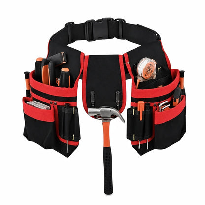 👷 50% OFF! 🛠️ Adjustable Tool Waist Bag – Multi-pocket & hands-free carry ✨