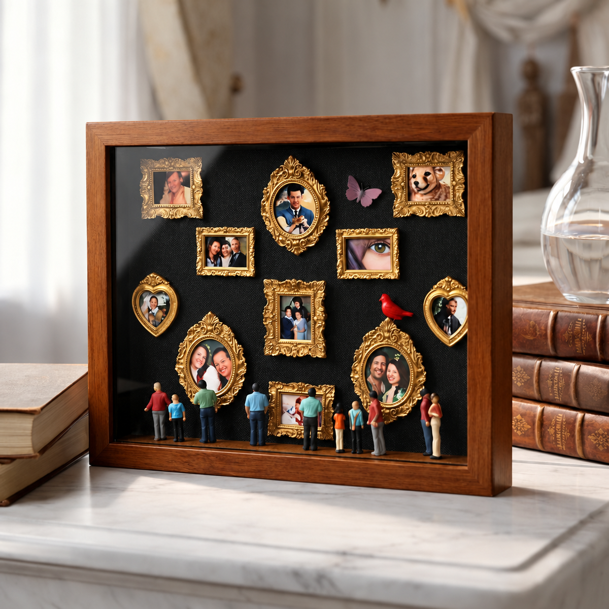 ✨DIY Mini Museum Silhouette Box – Celebrate Your Unique Memories in Style 💖