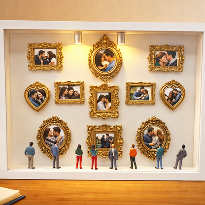 ✨DIY Mini Museum Silhouette Box – Celebrate Your Unique Memories in Style 💖