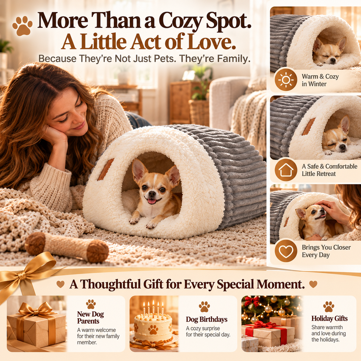 ❤️ More Than a Place to Rest! 🐾 A Little Home Just for Them