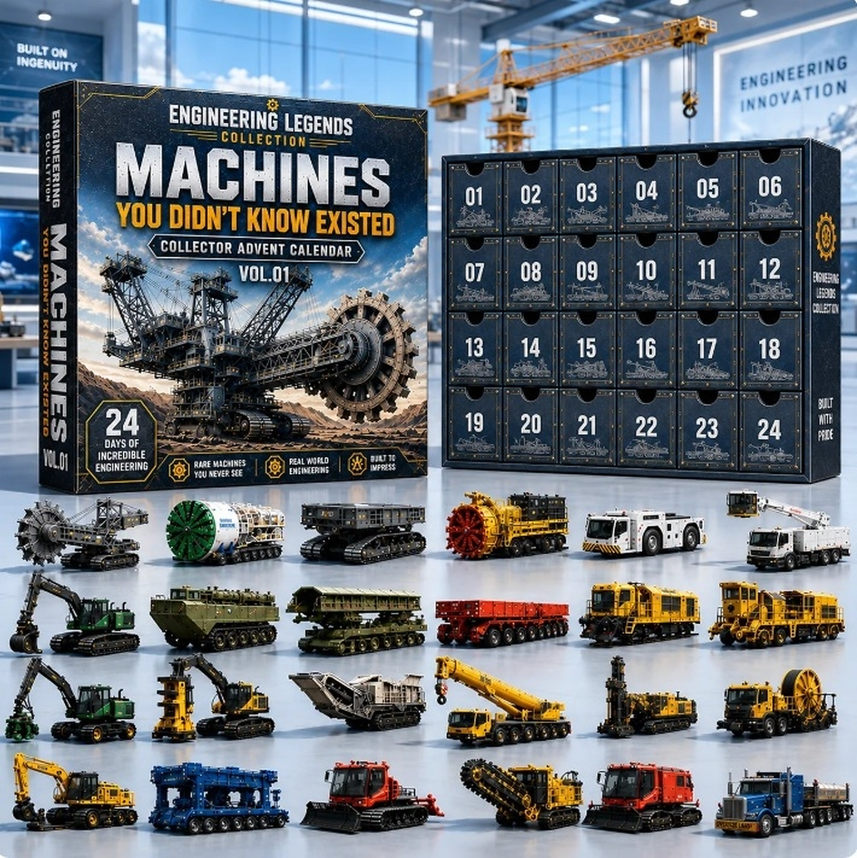 ⚙️ 24 Days of Engineering Legends – Rare Machines Advent Calendar 2026