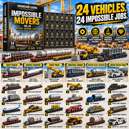 🚛 Impossible Movers VOL.04 – 24 Days of Heavy Transport Legends 🎄