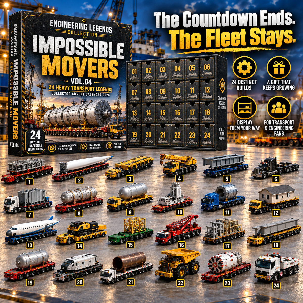 🚛 Impossible Movers VOL.04 – 24 Days of Heavy Transport Legends 🎄