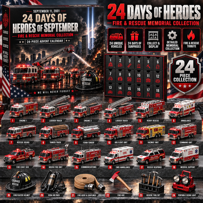 🚒 24 Days of Heroes – Fire & Rescue Memorial Collector Calendar