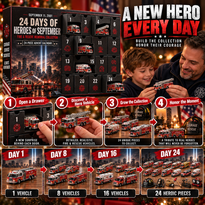 🚒 24 Days of Heroes – Fire & Rescue Memorial Collector Calendar