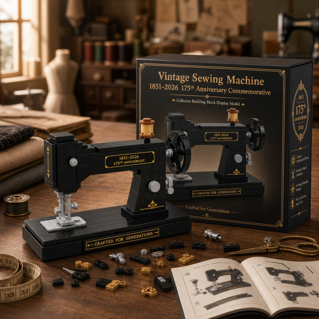 🧵Sewing Machine Brick Building Set 175th Anniversary Collector Edition