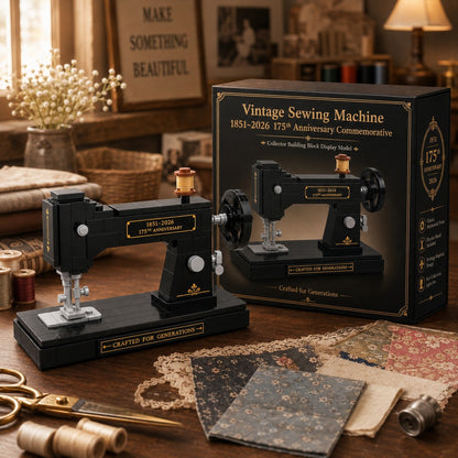 🧵Sewing Machine Brick Building Set 175th Anniversary Collector Edition