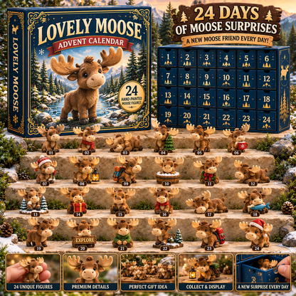 Lovely Moose Advent Calendar 🎄 24 Days of Adorable Woodland Surprises