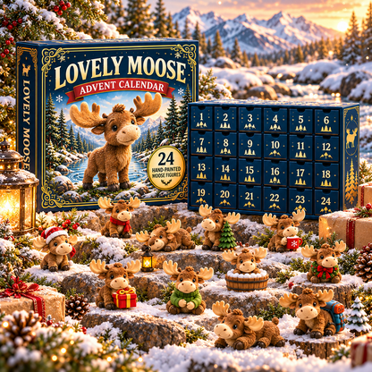 Lovely Moose Advent Calendar 🎄 24 Days of Adorable Woodland Surprises