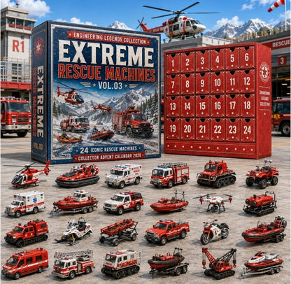 🚒 Extreme Rescue Machines Advent Calendar 🎄 24 Days of Epic Rescue Surprises
