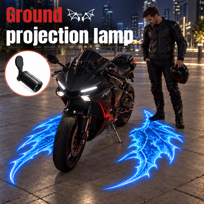 ⚔️ Neon Katana Motorcycle Ground Projection Light – Eye-Catching LED Sword Effect for Night Riders
