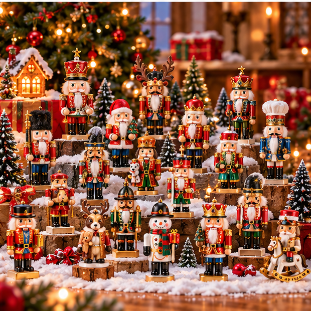 🎄 Nutcracker Collection – 24 Days of Christmas Magic Advent Calendar 🎁 | Mini Nutcracker Soldier Collectibles