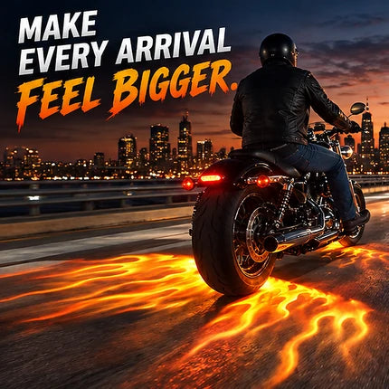 🏍️Patriotic Eagle Motorcycle Ground Projection Lamp 🇺🇸