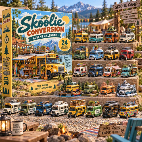 🚌🎄Skoolie Conversion 24 Days Festive Countdown Advent Calendar 2026