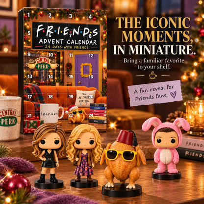 ☕ Friends Advent Calendar – 24 Days of Collectible Character Surprises for TV Fans