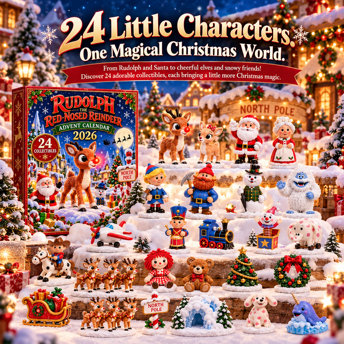🦌🔴 24 Days of Rudolph Christmas Magic 🎄 – 2026 Advent Calendar 🎁