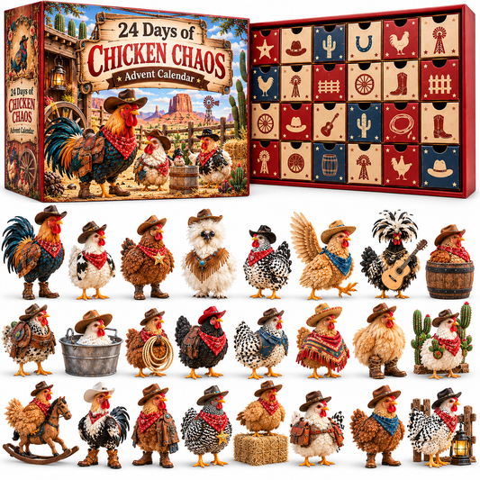 🐔🎁 24 Days of Chicken Mayhem – A Hilarious Christmas Countdown for Chicken Lovers!
