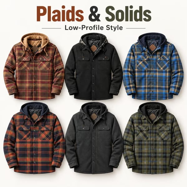 🔥❄️Mountain-Tested Warmth | Concealed Carry Hooded Flannel💥🔫(📦Buy 2 Free Shipping)
