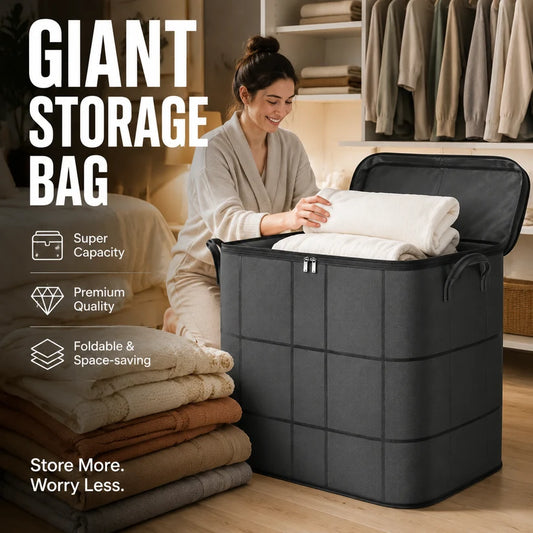 🔥Last Day 49% OFF - 📦Large Foldable Clothes & Bedding Storage Bin