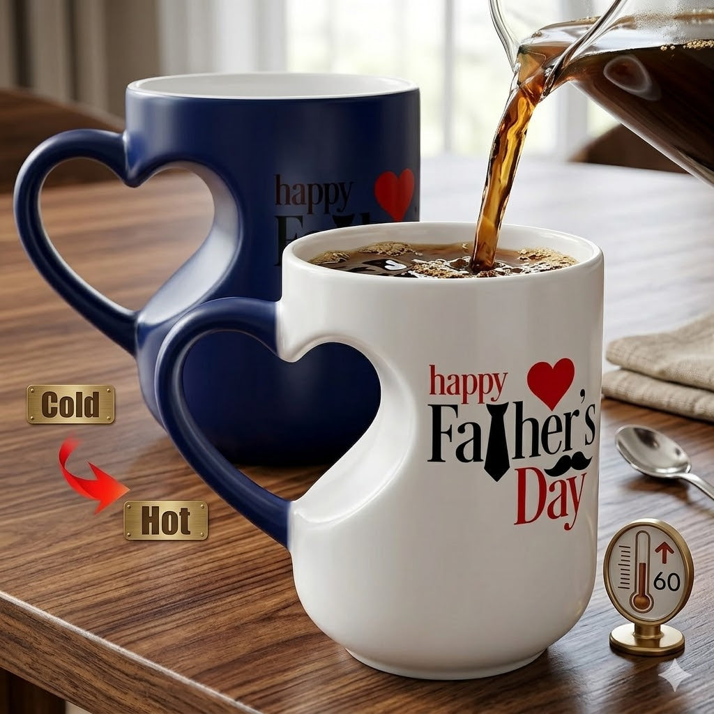 Color-Changing Dad Mug – A Surprise with Every Pour ☕