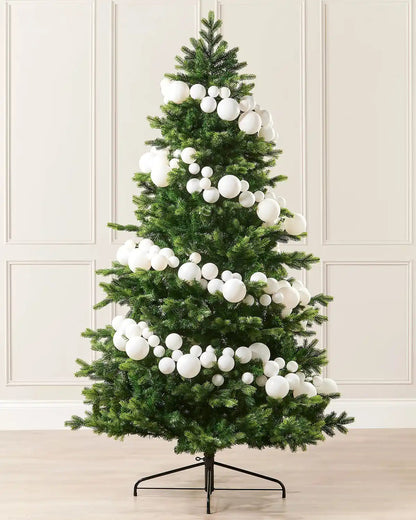 ✨ 5.9ft Decorate in Minutes! Christmas Ornament Garland for Trees, Stairs & Mantels