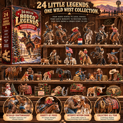 🌵 The Wild West Never Fades – 24-Day Cowboy & Horse Christmas Advent Calendar