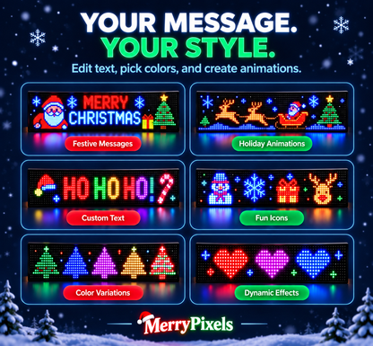 ✨ Christmas Magic LED Display 🎅