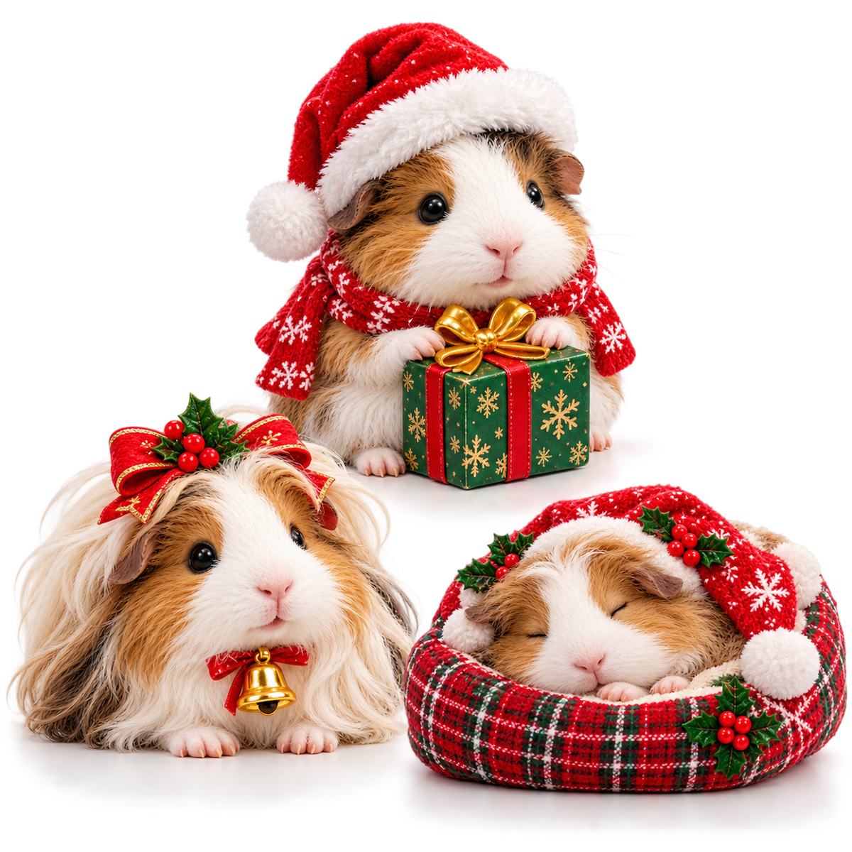 🎀Dear Wind, Stay Away From My Hair! 24 Days of Guinea Pig Hair Christmas Madness
