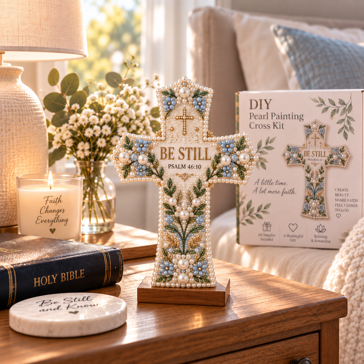 🎄 ✨ Last Day 49% OFF ✝️ Scripture Cross DIY Kit Collection
