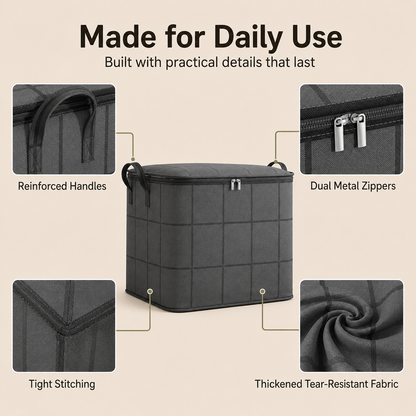 📦Large Foldable Clothes & Bedding Storage Bin