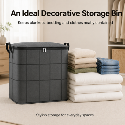 📦Large Foldable Clothes & Bedding Storage Bin