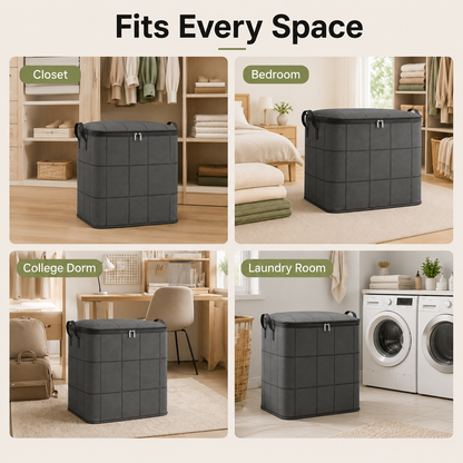 📦Large Foldable Clothes & Bedding Storage Bin