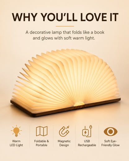 Creative LED reading light, eye-friendly, creates a comfortable atmosphere, a favorite among niche, high-end individuals.