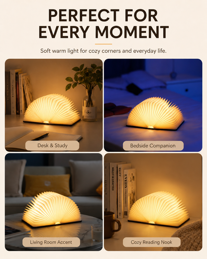 Creative LED reading light, eye-friendly, creates a comfortable atmosphere, a favorite among niche, high-end individuals.