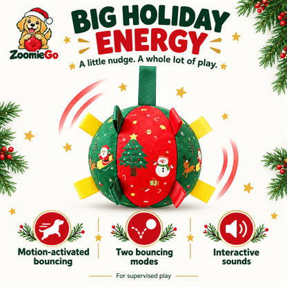 Rechargeable interactive Christmas dog ball image 2