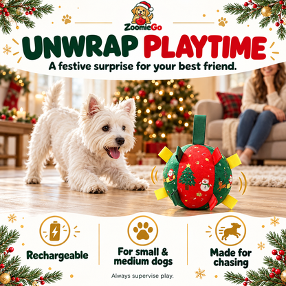 Rechargeable interactive Christmas dog ball image 4