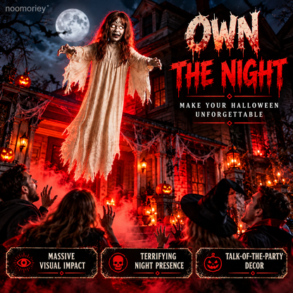 👻 Hauntdrone™ Ghost Girl & Demon Nun – Flying Halloween Scare Prop with Live Camera