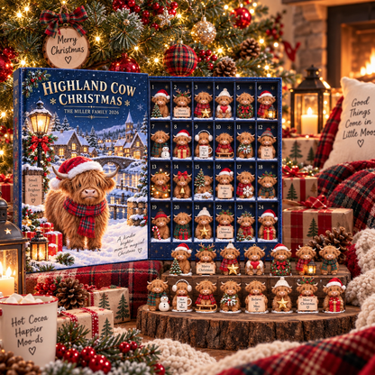 🎄🐮Highland Cow Advent Calendar 2026 24 Days