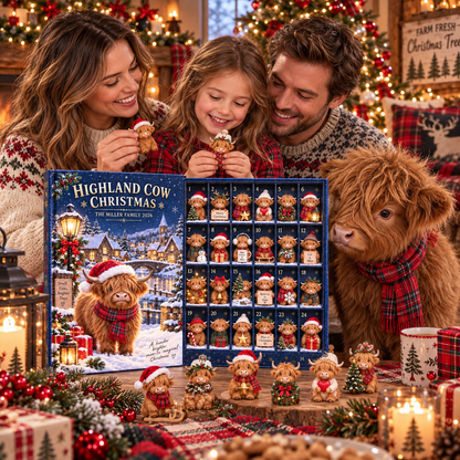 🎄🐮Highland Cow Advent Calendar 2026 24 Days